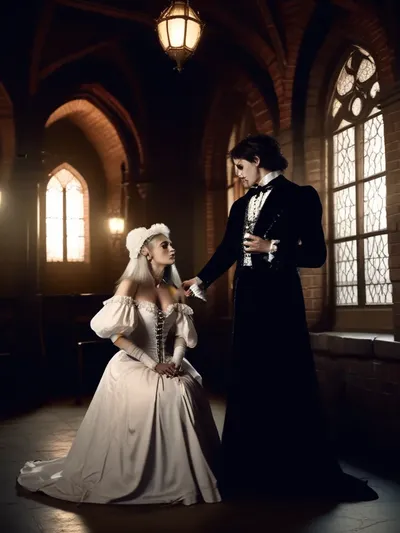 AI-generated sissy image