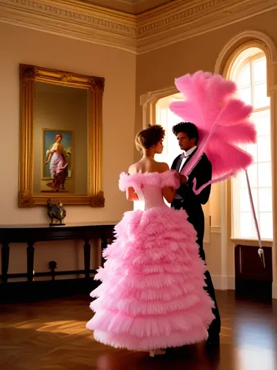 AI-generated sissy image