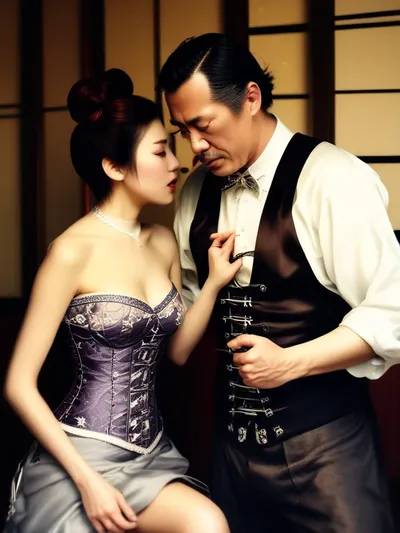 AI-generated sissy image