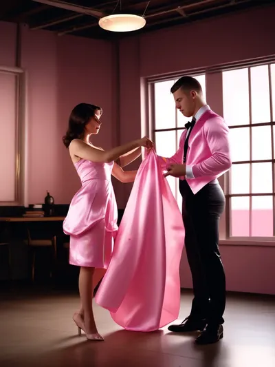 AI-generated sissy image