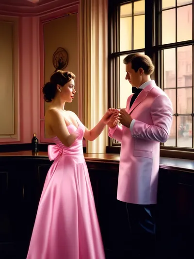 AI-generated sissy image