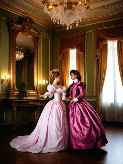 AI-generated sissy image