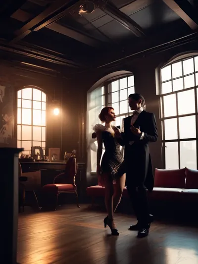 AI-generated sissy image