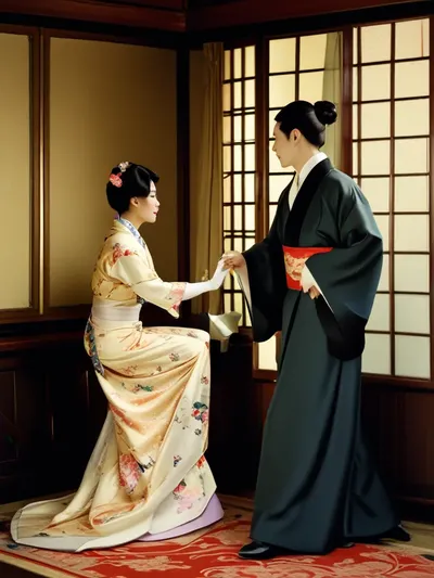 AI-generated sissy image