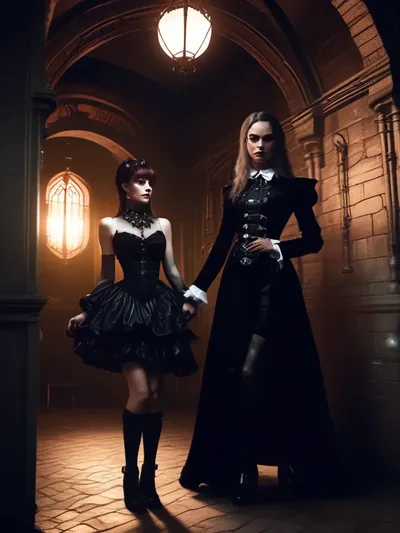 AI-generated sissy image