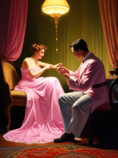 AI-generated sissy image