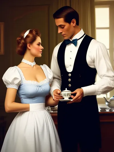 AI-generated sissy image