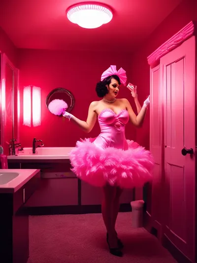 AI-generated sissy image