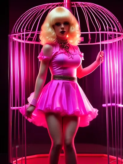 AI-generated sissy image